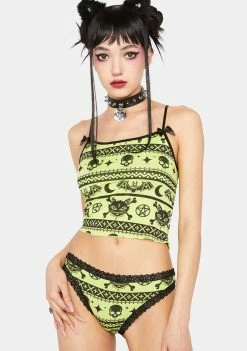 The Grave Girls Purr Evil Pajama Set