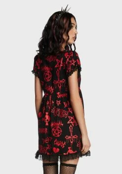 The Grave Girls Coveted Haunting Babydoll Dress Dresses