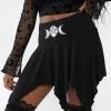 The Grave Girls Goddess Embroidered Mini Skirt