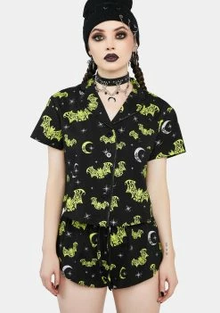 The Grave Girls Nocturnal Behavior Pajama Set