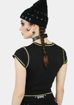 Hot Sale ๐ The Grave ๐ง Girls Angsty As Ever Crop Tee Graphic Crop Top ๐คฉ 9 The Grave Girls Angsty As Ever Crop Tee Graphic Crop Top