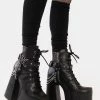 The Grave Girls Goddess Platform Boots Platforms