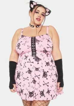 The Grave Girls Dresses Plus Furrocious Kitty Mini Dress