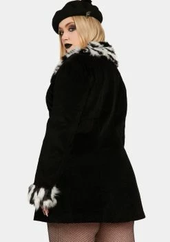 The Grave Girls Faux Fur Jacket Plus Wicked Fashion Forward Fairy Corduroy Jacket