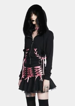 The Grave Girls Sweet Bloodline Zip-Up Hoodie