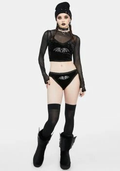 The Grave Girls Thirst For More Velvet Pajama Set Sexy Pajamas