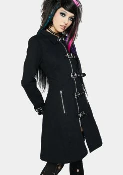 The Grave Girls Trench Coats Merch Booth Trench Coat