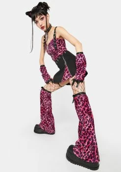 The Grave Girls Socks & Tights Spot Me If You Can Leg Warmers