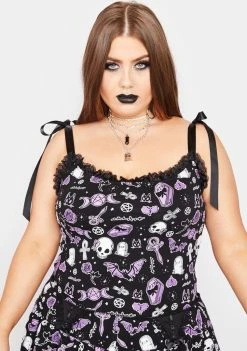 The Grave Girls Plus Magick Around Me Graphic Tank