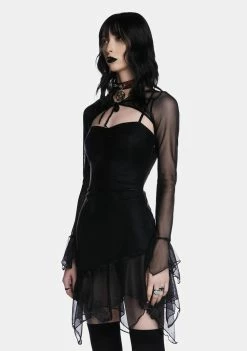The Grave Girls Wicked Shimmering Realms Dress And Shrug Set