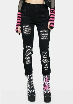 The Grave Girls Mall Goth Skinny Jeans Skinny Pants