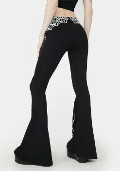 Brand new 👍 The Grave 👧 Girls Web Of Secrets Yoga Pants ❤️ 9 The Grave Girls Web Of Secrets Yoga Pants