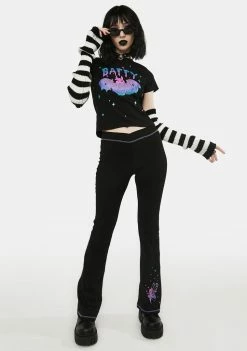 The Grave Girls Feelin' Batty Graphic Tee Tops