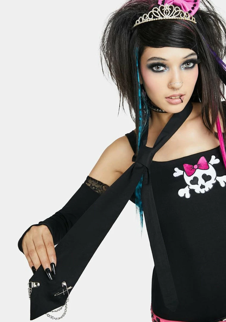 Promo 🌟 The Grave 👧 Girls The Epic Fail Tie 🛒 2 The Grave Girls The Epic Fail Tie