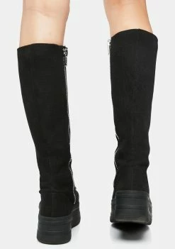 The Grave Girls Platform Sneakers Mosh Pit Babe Knee High Sneakers