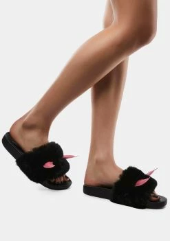 The Grave Girls Sweet Sinner Furry Slides