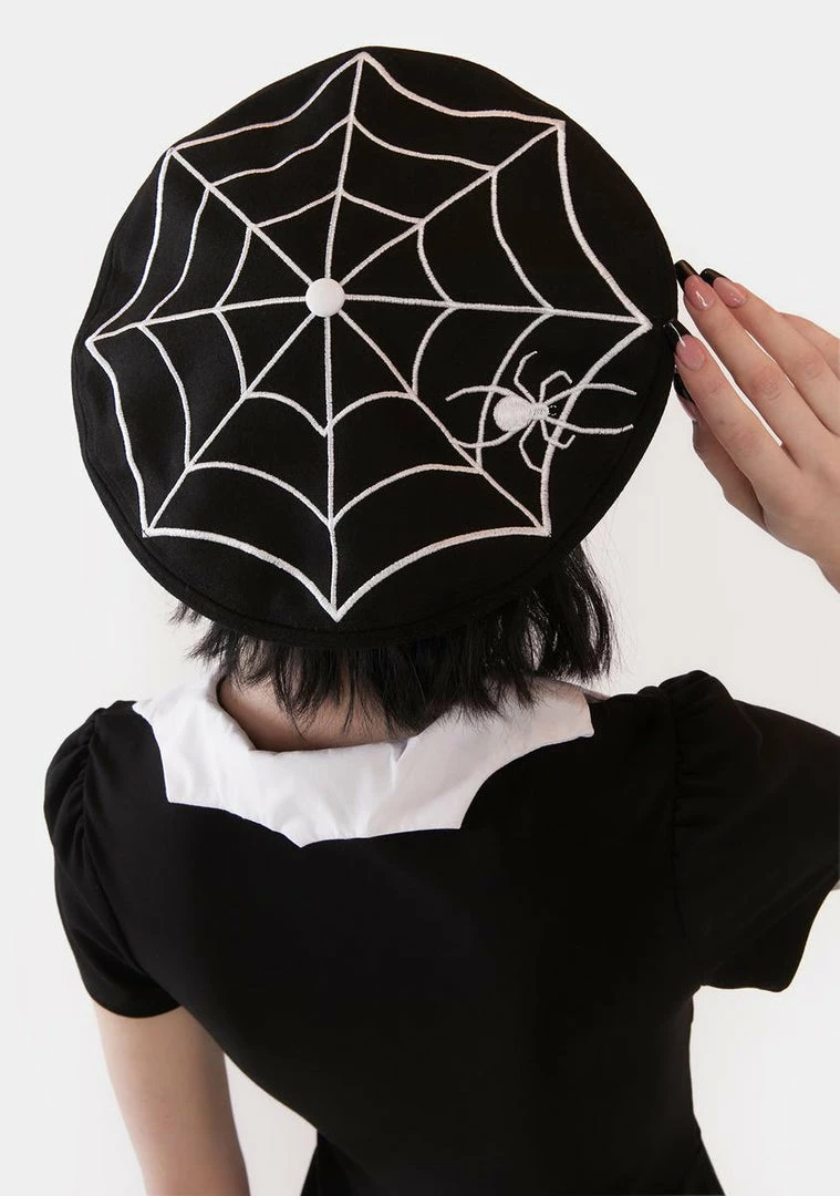 Buy π The Grave π§ Girls An Entanglement Embroidered Beret β€οΈ 4 The Grave Girls An Entanglement Embroidered Beret