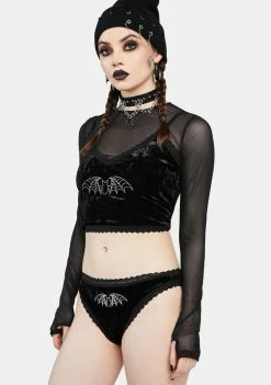 The Grave Girls Thirst For More Velvet Pajama Set Sexy Pajamas