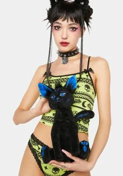 The Grave Girls Furry Familiar Cat Plushie