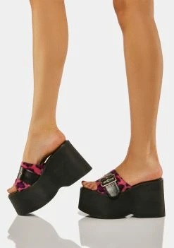 The Grave Girls Spot Me If You Can Platform Slides Platforms