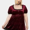 Coupon โญ The Grave ๐ง Girls ๐ Dresses Plus Drinking Your Blood Velvet Mini ๐ Dress โค๏ธ 1 The Grave Girls Dresses Plus Drinking Your Blood Velvet Mini Dress