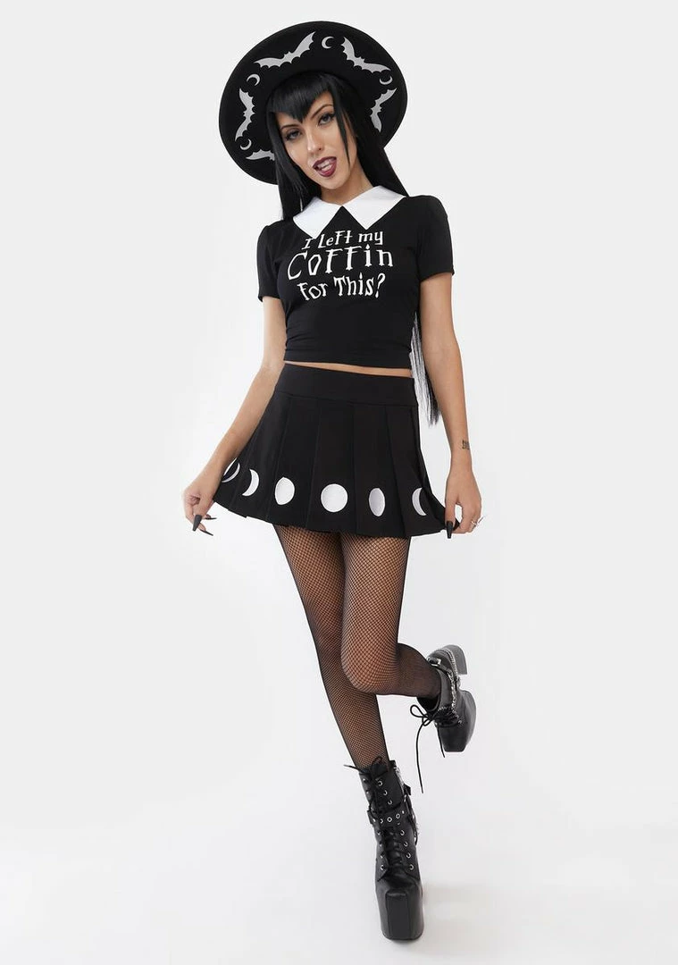 Deals ❤️ The Grave 👧 Girls Return To Coffin Graphic Tee 🌟 5 The Grave Girls Return To Coffin Graphic Tee