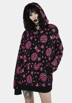 The Grave Girls Wicked Ambitions Oversized Hoodie Pullover Hoodie