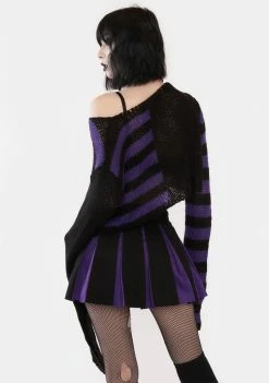 The Grave Girls State Of Ruin Pleated Mini Skirt Pleated Skirt