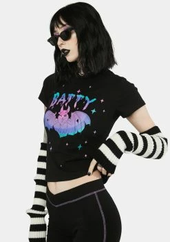 The Grave Girls Feelin' Batty Graphic Tee Tops