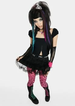 Best Pirce ⭐ The Grave 👧 Girls Away Message Corset Top 😍 8 The Grave Girls Away Message Corset Top