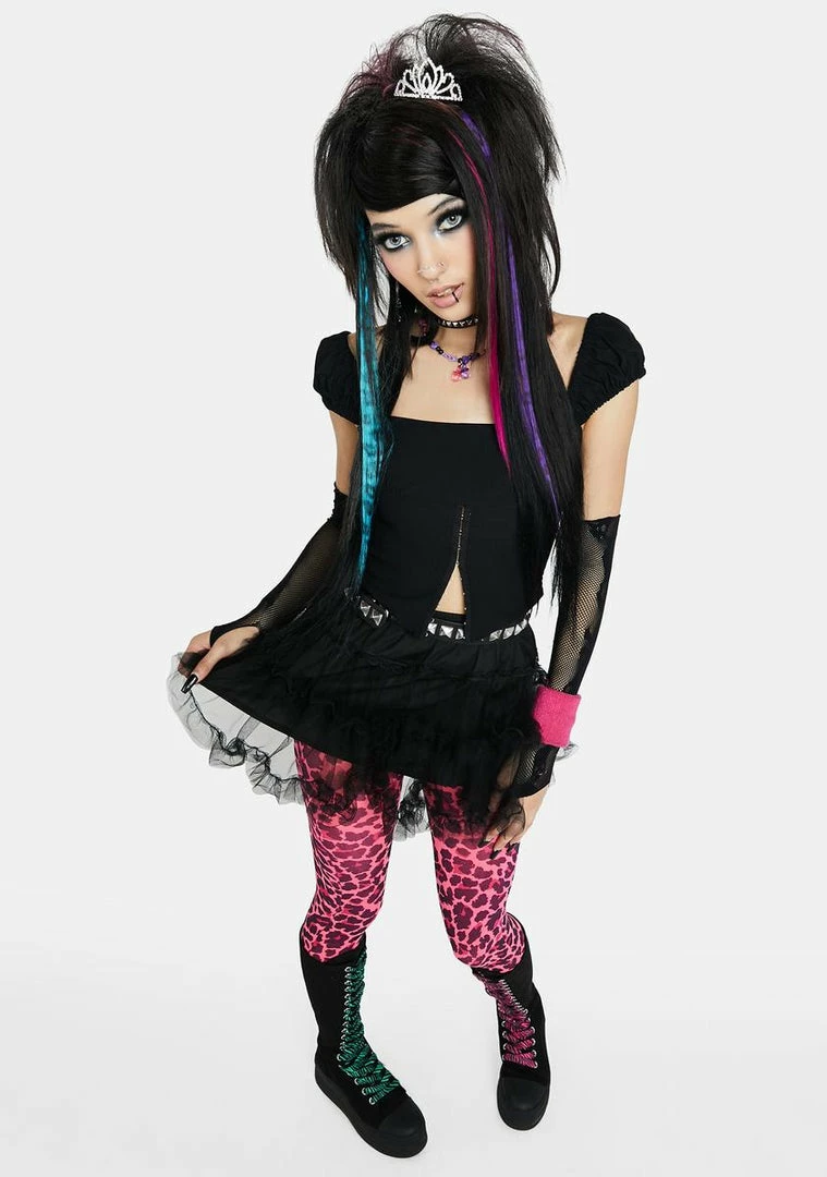 Best Pirce ⭐ The Grave 👧 Girls Away Message Corset Top 😍 5 The Grave Girls Away Message Corset Top