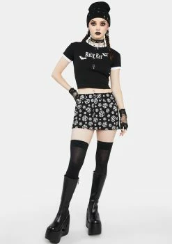 The Grave Girls Darkest Point Mini Skirt