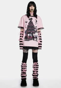 The Grave Girls Graphic T-Shirt Merry Gothmas Graphic Tee