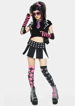 The Grave Girls Press Coverage Studded Vest Vests