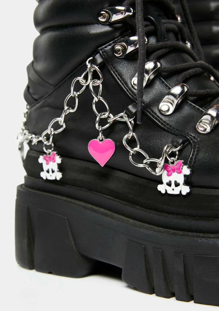 Wholesale 😉 The Grave 👧 Girls Friend Request Platform 🥾 Boots 😉 4 The Grave Girls Friend Request Platform Boots