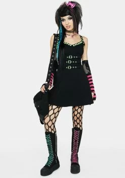 Cheapest ⌛ The Grave 👧 Girls Little Black 👗 Dresses What's Your Status Mini 👗 Dress ⭐ 8 The Grave Girls Little Black Dresses What's Your Status Mini Dress