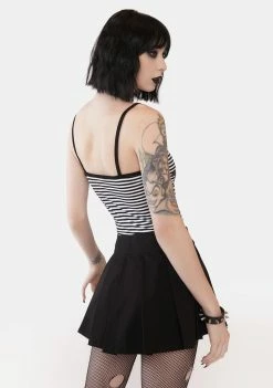 The Grave Girls Lunar Moments Pleated Mini Skirt