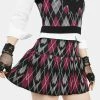 The Grave Girls Bat To School Mini Skirt