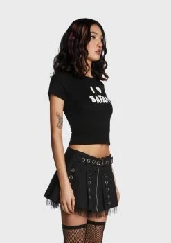 The Grave Girls The Devil's Playmate Baby Tee