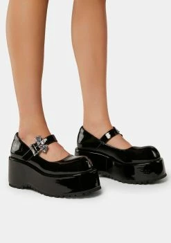 The Grave Girls Mama's Little Monster Mary Janes Platform Mary Janes