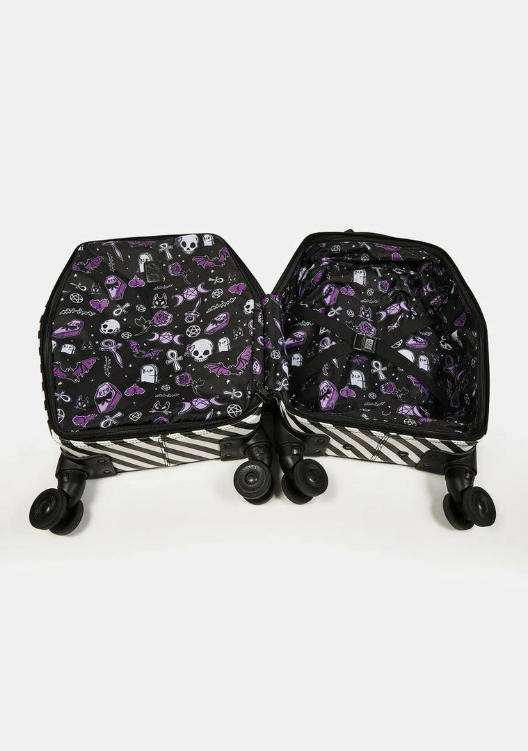 Outlet β The Grave π§ Girls Bags & Wallets Slightly Sinful Rolling Suitcase π 8 The Grave Girls Bags & Wallets Slightly Sinful Rolling Suitcase