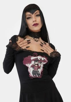 The Grave Girls Can't Romance Me Long Sleeve Top