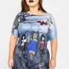 The Grave Girls Plus Best Witches Oversized Graphic Tee Graphic T-Shirt