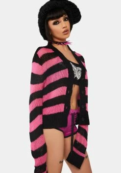 The Grave Girls Never Without You Crop Cardigan