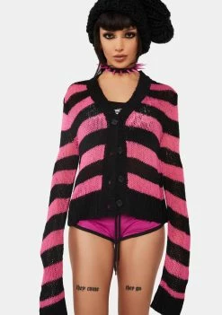 The Grave Girls Never Without You Crop Cardigan