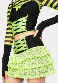 The Grave Girls Acting Envious Mini Skirt