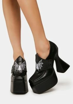 The Grave Girls Drive Me Batty Platform Loafers
