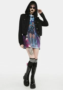 The Grave Girls Wish On A Dark Star Denim Jacket