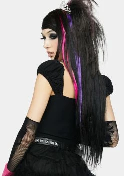 Best Pirce ⭐ The Grave 👧 Girls Away Message Corset Top 😍 9 The Grave Girls Away Message Corset Top