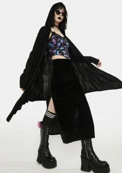 The Grave Girls Wicked Twilight Draped Cardigan